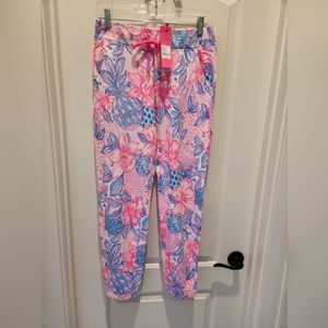Lillt Pulitzer Pink Isle Snappy Turtle Mallie Knit Pant